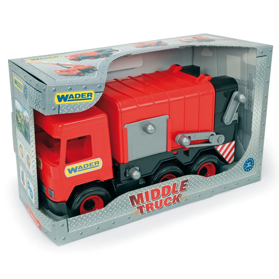 Middle Truck Śmieciarka Czerwona 5900694321137 Balony Bielany Hobby Art