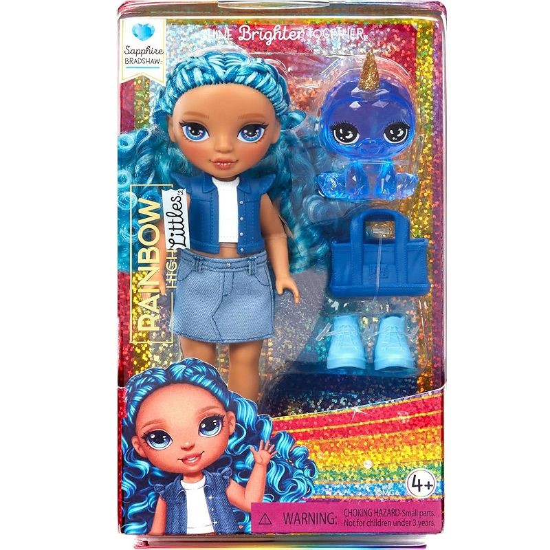 Rainbow High Littles Lalka Sapphire Bradshaw Młodsza Siostrzyczka 035051531197 Balony Bemowo Hobby Art