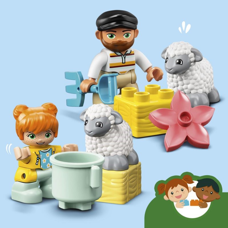 LEGO DUPLO - Traktor i zwierzęta gospodarskie 10950  5702016889475 Balony Bielany Hobby Art