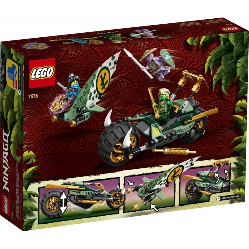 LEGO Ninjago - Dżunglowy chopper Lloyda 71745 5702016889239  Balony Bielany Hobby Art