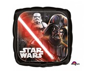 Balon foliowy STARWARS / kwadrat 43x43cm z helem Warszawa Balony Bielany Hobby Art