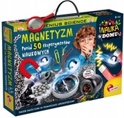 MAŁY GENIUSZ MAGNETYZM 50 DOŚWIADCZEŃ LISCIANI 8008324105809 balony bemowo hobby art