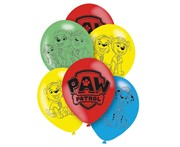 Balony lateksowe Psi Patrol, 27,5 cm 194099084642 Balony Bielany Hobby Art