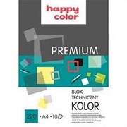Blok techniczny kolorowy A4 20 ark Happy Color 5905130107047 Hobby Art Warszawa