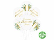 Zestaw balonów na Pierwszą Komunię Świętą - 30 cm - 6 szt.  5904610127636 Balony Bielany Hobby Art