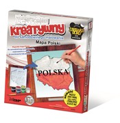 Wypukła malowanka Polska mapa polski 5901461650030