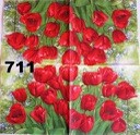 Tulipany serwetka 33x33 nr 216