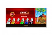 Farby ACRYLC 10 kol. Koh-i-noor Hobby Art Warszawa