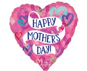 Balon foliowy Dzień Mamy, 46 cm 026635474467 Balony Bielany Hobby Art