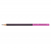 Ołówek Faber-Castell Grip 2001 Two Tone - czarny/różowy 4005405170118