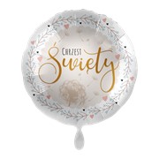 Balon foliowy 18" (43cm) Amscan - Chrzest święty, pakowane 4061859101962 balony bielany