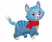 Godan Balon foliowy Piękny Kotek niebieski" 8435102340846 Balony Bielany Hobby Art