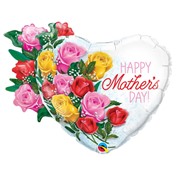 BALON FOLIOWY NA DZIEŃ MATKI - HAPPY MOTHERS DAY 89 CM 071444558747 Balony Bielany Hobby Art