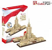 Puzzle 3D 144 el. Pałac Kultury i Nauki. Zestaw XL 6944588202248 Warszawa hobby art