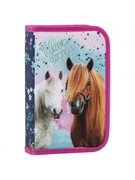 Piórnik bez wyposażenia konie DERFORM pastelowy I Love Horses 5901130087594