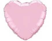 Balon foliowy serce matowe różowe 6665574604678  Balony Bielany Hobby Art