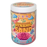 TUBAN PIASEK KINETYCZNY DYNAMICZNY 1KG. RÓŻOWY 5901087035532 Balony Bielany Hobby Art