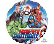 Balon foliowy Avengers animated Birthday, urodzinowy, 46 cm 026635346566 Balony Bielany Hobby Art