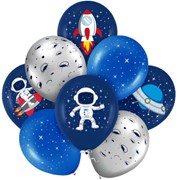 Balony "Kosmos - Mix", PartyPal, 12", 8 szt 5904610129784 balony bielany