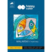 BLOK MALARSKI MŁODY ARTYSTA, A4, 10 ARK, 200G, HAPPY COLOR 5905130007736 Hobby Art Warszawa