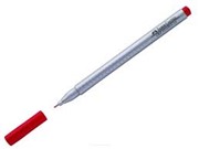 Faber-Castell Cienkopis Grip czerwony ciemny 4005401516262