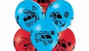 Zestaw balonów z nadrukiem pojazdów ratunkowych 5902150664574 Balony Bielany Hobby Art