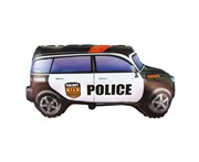 Balon foliowy Police Car, samochód policyjny, FX, 48x85cm 8435102309577 Balony Bielany Hobby Art