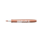 Marker brushpen Artline decorite, brąz metalic pędzelek końcówka 4549441010880