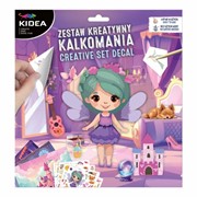 WRÓŻKI ZESTAW KREATYWNY KALKOMANIA NAKLEJKI TRANSFEROWE KIDEA 5906601700460