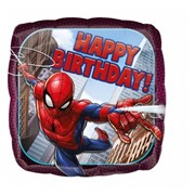 Balon foliowy Spiderman Happy Birthday 43 cm 026635346641 Balony Bielany Hobby Art