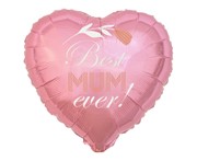 Balon foliowy Best Mum Ever, 37 cm 5902973167009 Balony Bielany Hobby Art