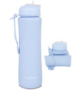 Bidon silikonowy zwijany CoolPack NIEBIESKI PUMP 600ml PASTEL BLUE BPA FREE5903686320576