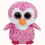 TY BEANIE BOOS GLIDER - pink penguin 15cm 008421361779