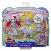 Enchantimals - Rodzina wielopaki Esmeralda i słonie GTM30 887961917840 balony bemowo hobby art