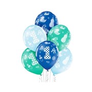 Balony na 1 urodziny 6 sztuk balony bemowo 5902150664727