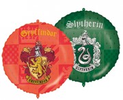 BALON FOLIOWY OKRĄGŁY HARRY POTTER ZIELONO CZERWONY 5201184932735 balony bielany