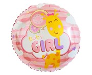 Balon foliowy Witaj w domu, 46 cmBalon foliowy „Baby Girl” z żyrafą, 36cm 5902973148169 Balony Bielany Hobby Art