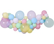 Girlanda balonowa DIY Pastelowa, 65 balonów + taśma 8021886031324 Balony Bielany Hobby Art