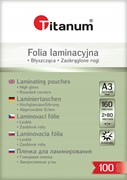 Folia do laminacji błyszcząca, miękka A3 Tatanum 5907437621837