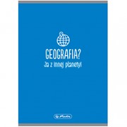 Zeszyt do geografii A5 60K w kratkę 70g Herlitz soft touch 5901389577358
