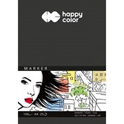 BLOK DO MARKERÓW, ART, 100G, A4, 25 ARK, HAPPY COLOR 5905130008429 Hobby Art Warszawa