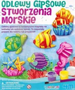 Odlewy gipsowe stworzenia morskie 4M 4893156035110 hobby art