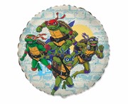 Balon foliowy Żółwie Ninja, FX, 46 cm 8435743007573 Balony Bielany Hobby Art
