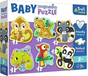 Puzzle Baby Progressive Zestaw 6w1 Zwierzęta egzotyczne 5900511440058