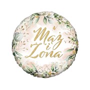 Balon foliowy „Mąż i Żona”, 36cm balony bemowo 5902973147858