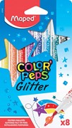 Flamastry Maped Colorpeps Glitter - brokatowe - 8 kolorów 4902505402005